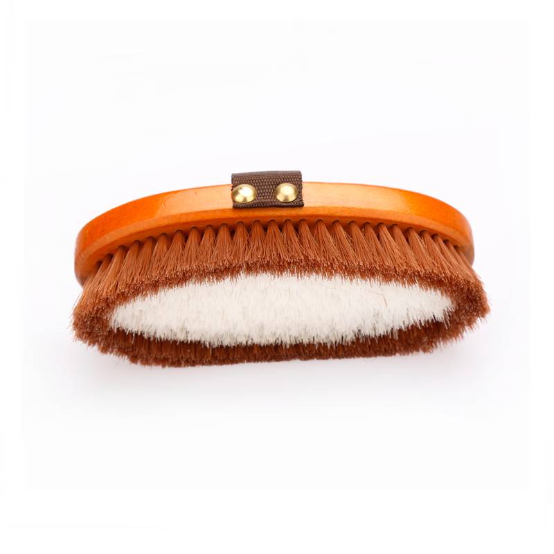 Horse brush tool soft hair brush horse house tool Washing horse brush brush brush wooden handle 8801086