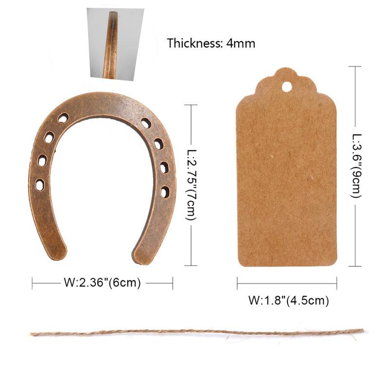 Cross-border new wedding decorations, horse-hooves, retro wedding gift souvenir