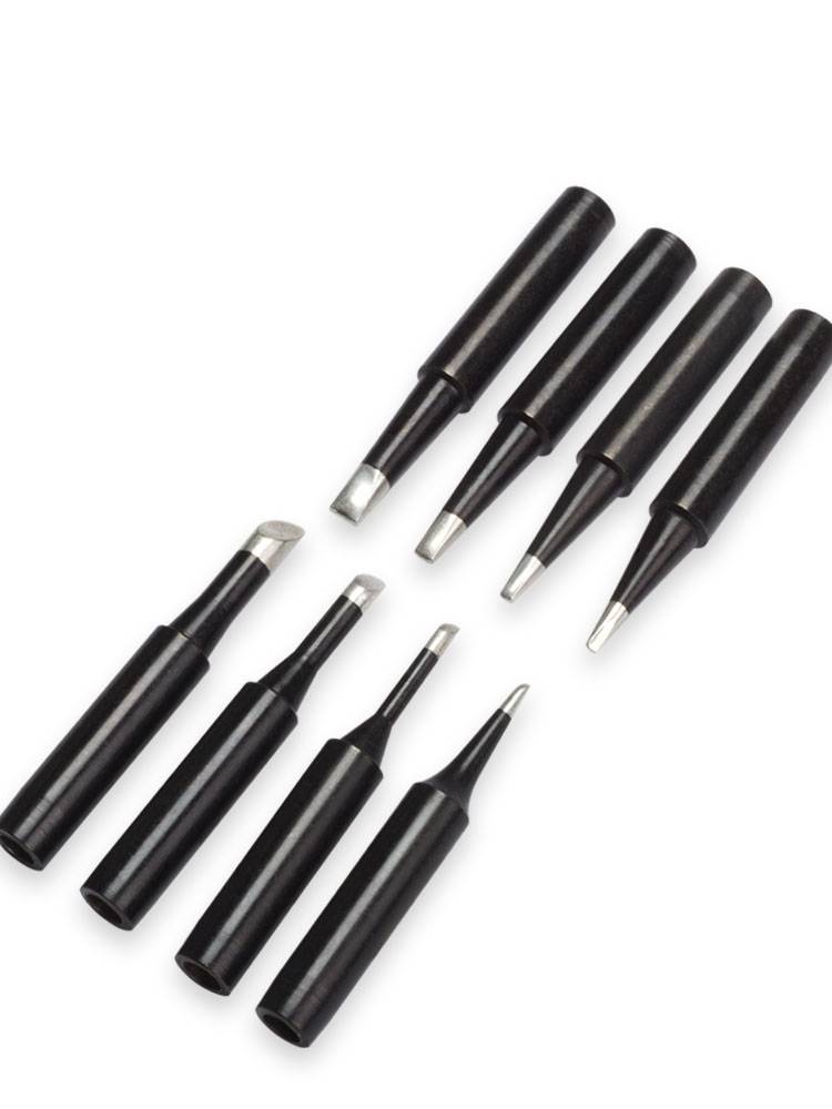 Kerren Black King Kong 936 internal thermal soldering iron head constant temperature pure copper chromium iron welding knife oral horseshoe tip
