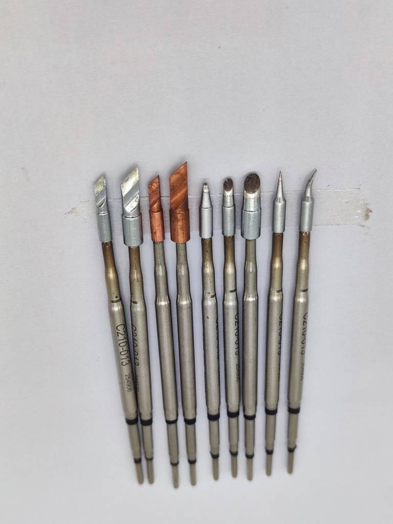 C210 Copper Big Iron head C210 replace the headless brand iron head C210 heating core 1mm 1.5mm horseshoe