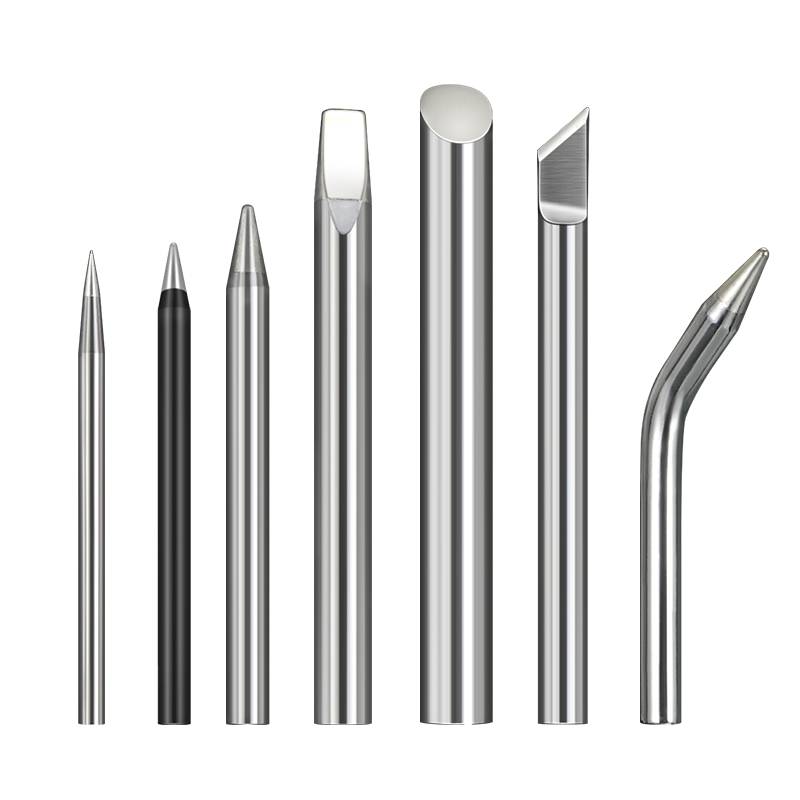 welding treasure 60W/80W/100W environmentally friendly soldering iron head Thermoelectric soldering iron welding head Bended horseshoe flat knife head