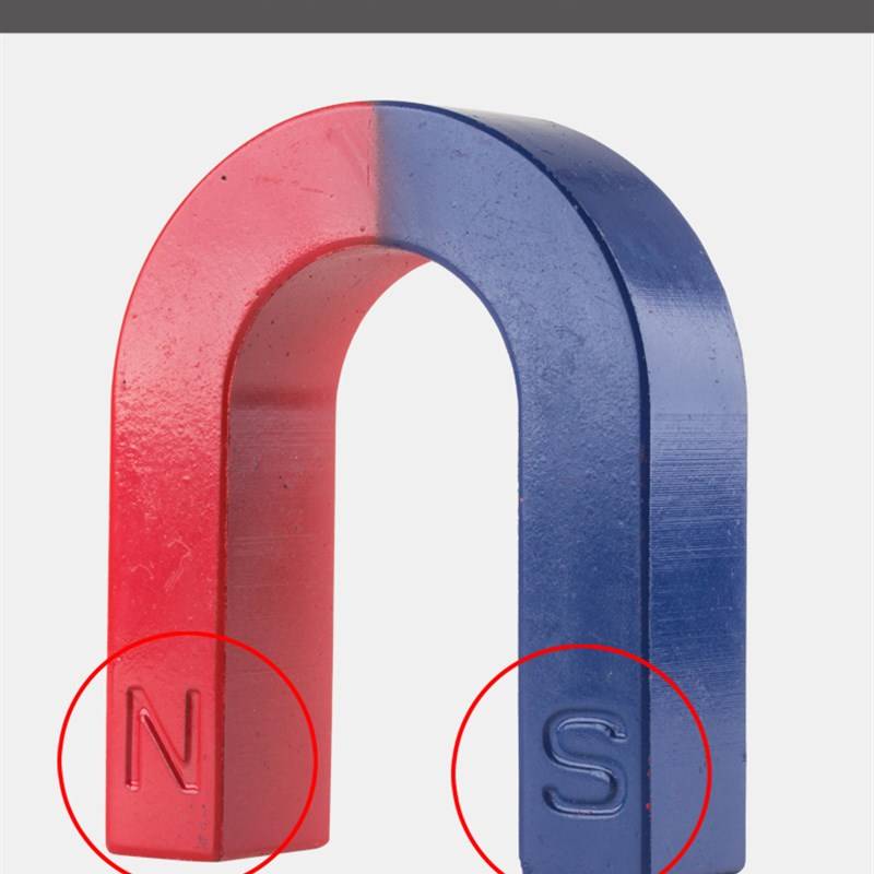Large 2 Teaching Magnet Primary and Middle School Teaching Experiment Magnetic Katsham U -shaped horseshoe -shaped I -shape 105*85*No. 0m