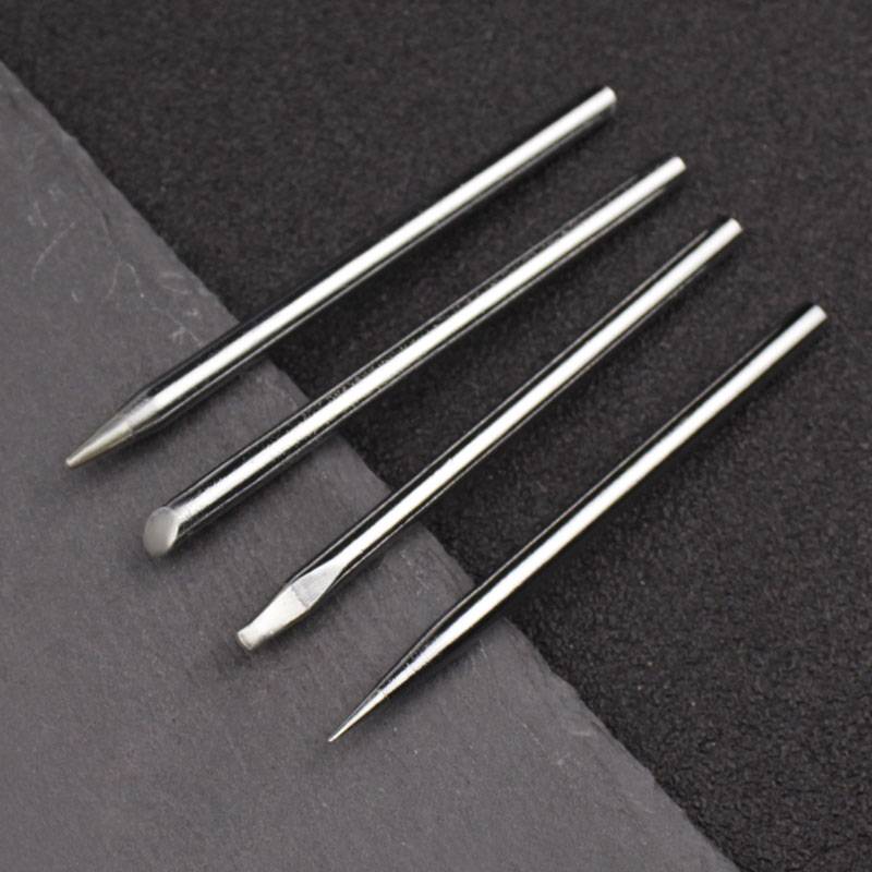 Solid baebut iron mouth 30W high -quality hot -type lead -free biscuits iron head brand flat head flat head horseshoe -shaped oblique head