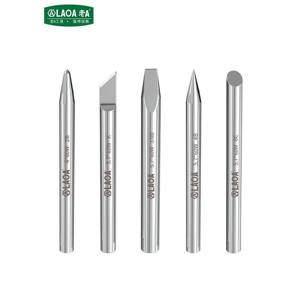 Old A outer thermal soldering iron head electronic welding soldering iron turtle 30W40w60W blunt tip tip flat knife horseshoe shape