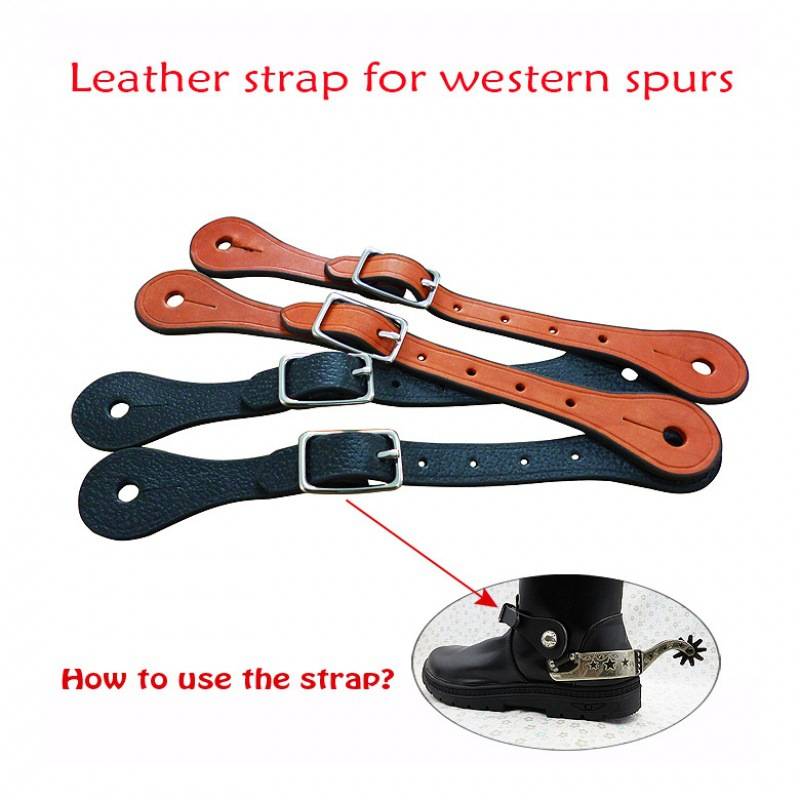 JR stainless steel Western Spurs with copper gears and hat buckles without rust American Spurs men and women triple -color belt