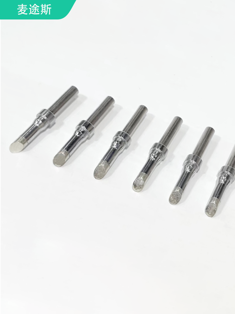 200m high -frequency electric iron head knife header pointed horseshoe -type universal 203 welding table non -standard chromium iron mouth 90W iron head