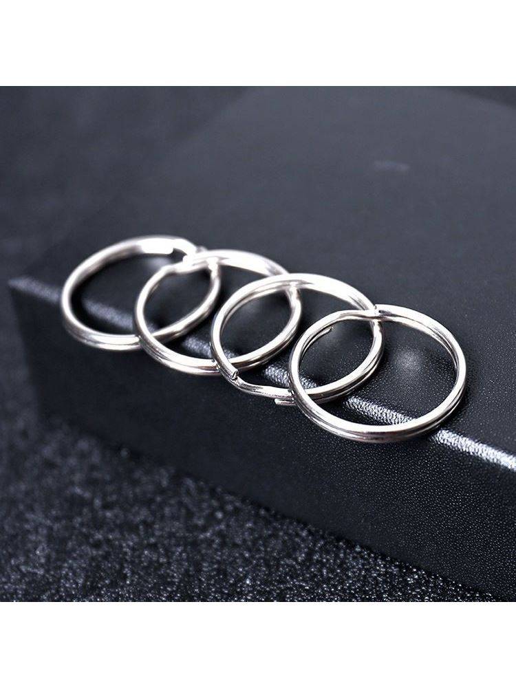 Circle Horseshoe buckle lock curtain stainless steel key ring ring steel wire motorcycle key ring warehouse DIY activity buckle