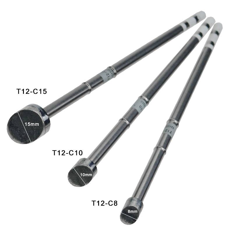 Quecodo non -Wen Hengzui T12 soldering iron head electric soldering iron head welding mobile phone repair fly wire horseshoe head welding head