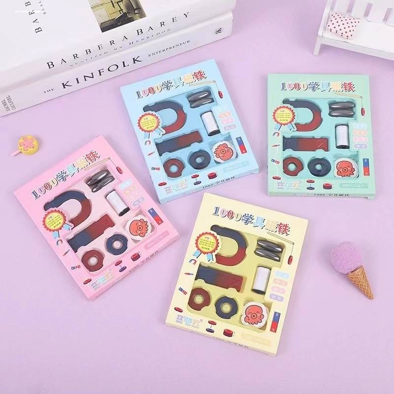 Primary school first and second grade magnetic experiment set teaching aids U -shaped horseshoe -absorbing stone guide magnetic suspension