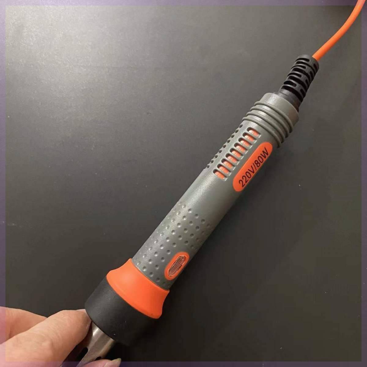 With LED light electricity soldering iron, hot and environmentally friendly long life 30W40W60W80100W150W150W horseshoe flat knife head