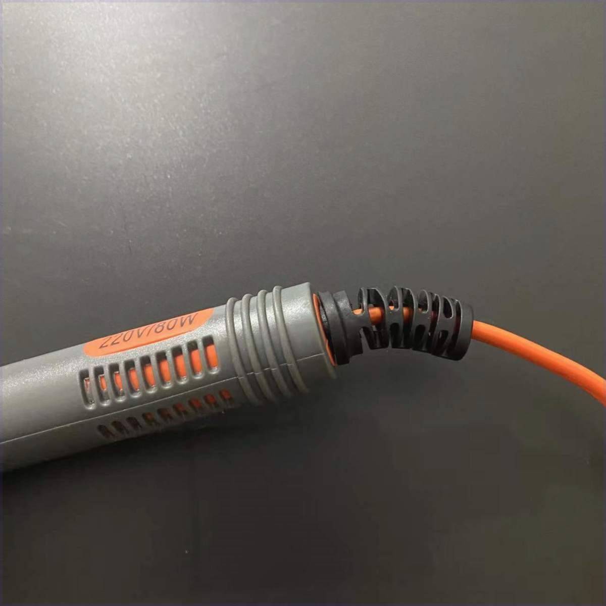With LED light electricity soldering iron, hot and environmentally friendly long life 30W40W60W80100W150W150W horseshoe flat knife head