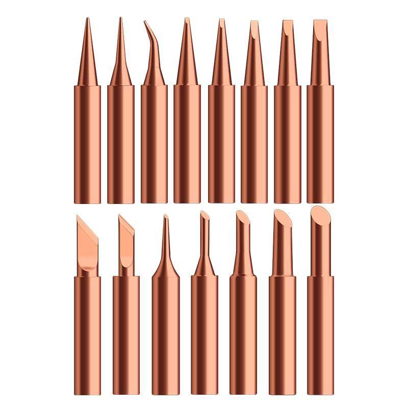 936 Internal thermal pure copper electric soldering iron headless and unsatisfactory welding turtle welding horn special horseshoe -shaped knife tip