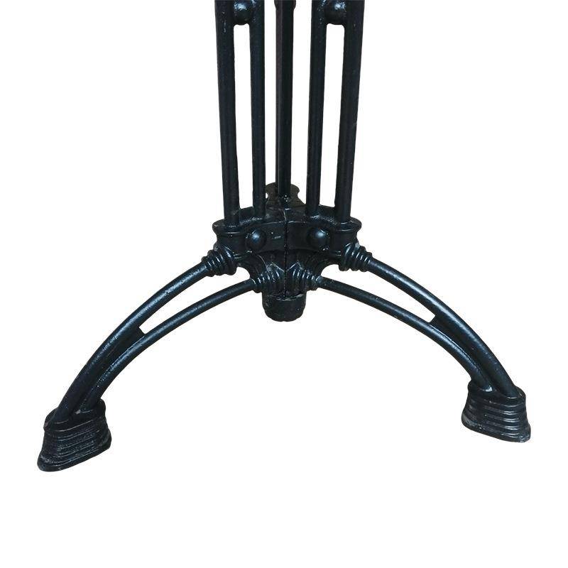 Simple casting iron horseshoe triangle claws European -style antique iron table foot cafe table frame desktop manufacturers