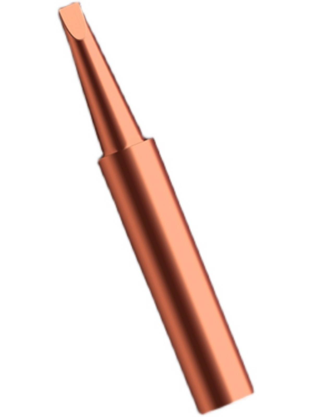 936 Pure copper electric soldering iron head Thermostatic iron inside the universal iron mouth without magnetic welding horseshoe knife -type elbow flat head