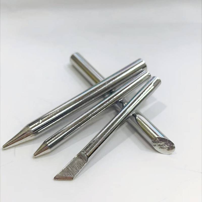 Environmental protection outer hot soldering iron head long life 60W80W100W knife -type flat -tip welding horseshoe outer hot Luoluo iron head