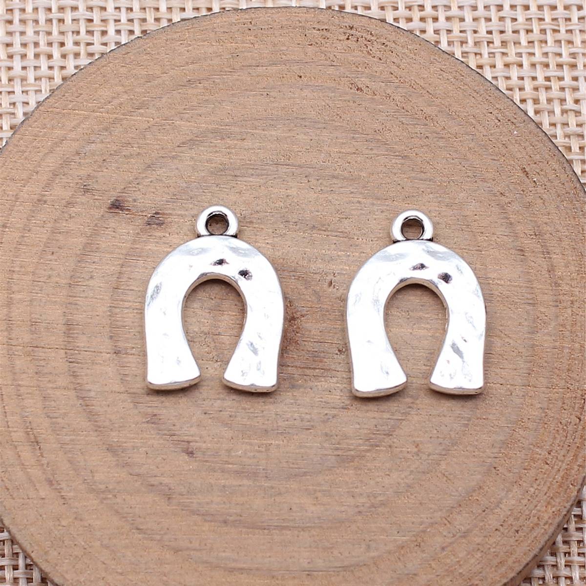 10/bag 14x19mm ancient silver zinc alloy material horse shoes horseshoe iron pendant ABD-C16202