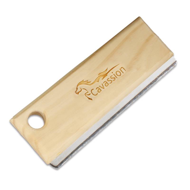 Cavassion wooden handle scraper high -carbon steel rack horse house supplies Rockma horses 8802004