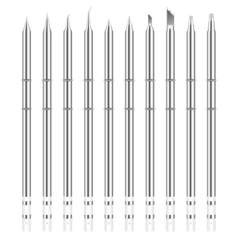 T12 soldering iron tattoo straight bended horseshoe knife hair heating core T12 welded platform maintenance integrated general -purpose general electric iron head