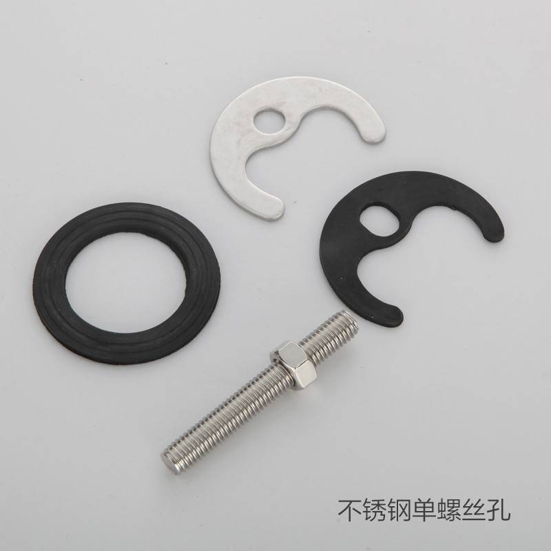 (286) Stainless steel single screw hole
