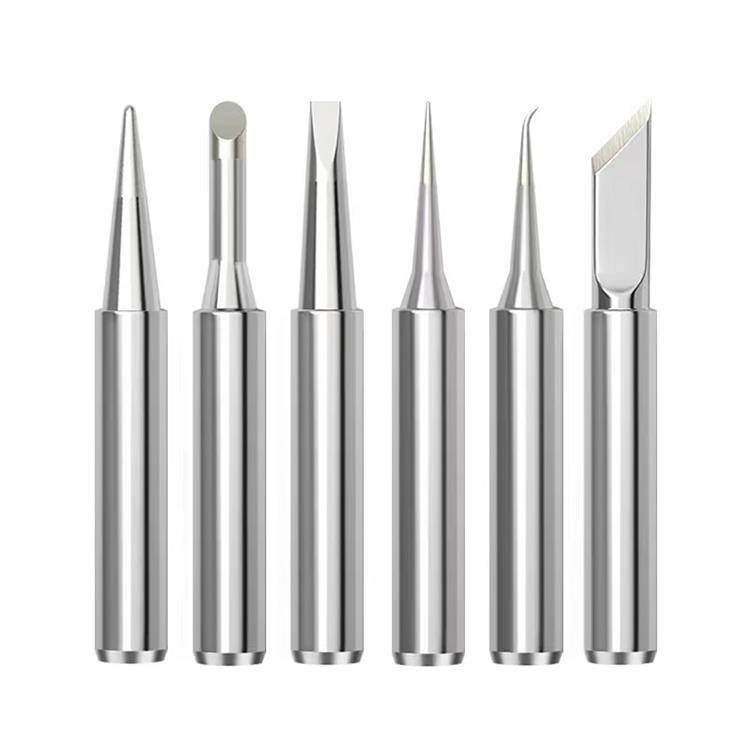 936 The hot soldering iron head in the head knife of the iron head knife is universal all -copper environmentally friendly black gold pointed pointed pointed pointed horseshoe -shaped round model