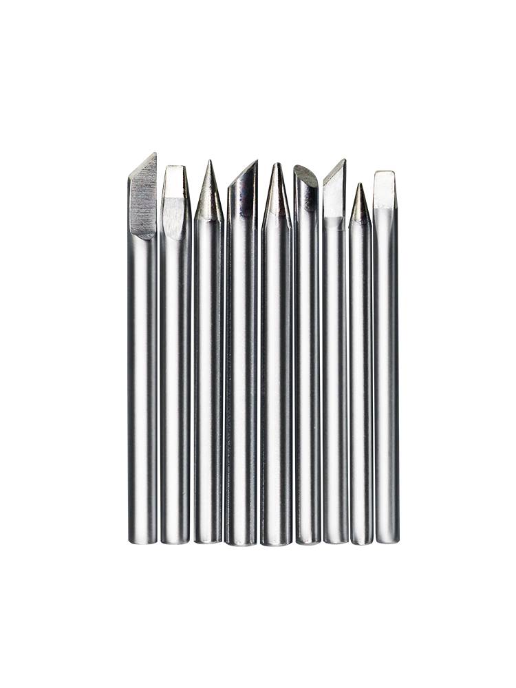 Outer thermal electric branded iron bright light -type non -leading iron head knife Horseshoe mouth sharp -point welding 30 watts 40W welding head