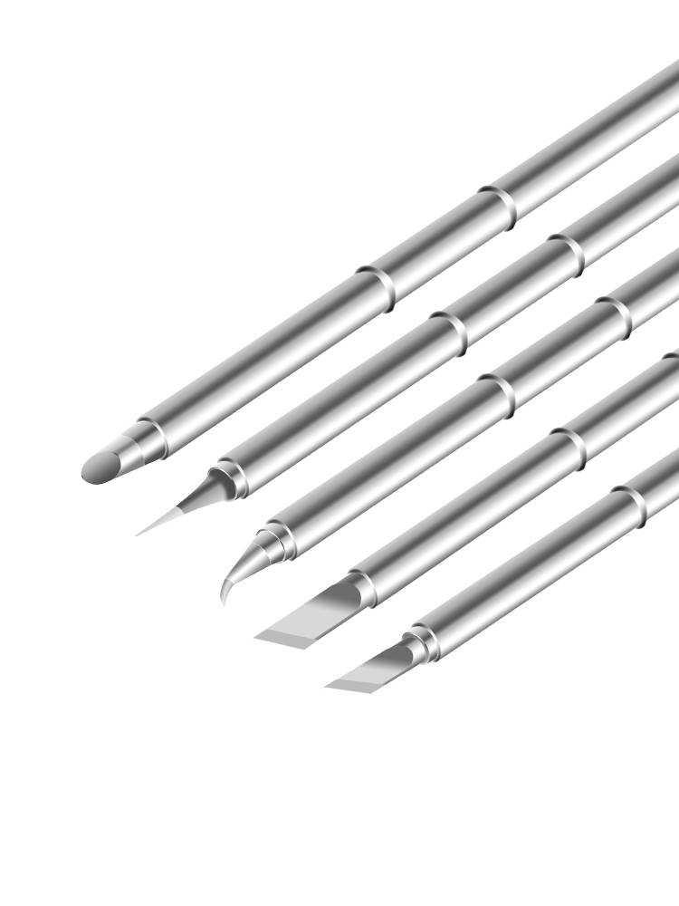 T12 integrated heating core soldering iron head knife pointed head horseshoe head T12 soldering iron head universal high temperature resistant resistance oxidation