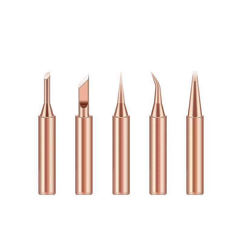 936 Internal thermal pure copper electric soldering iron headless and unsatisfactory welding turtle welding horn special horseshoe -shaped knife tip