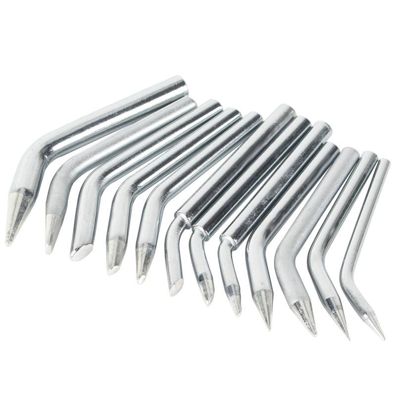 Electric brand iron head welded head elbow horseshoe -shaped welding machine hot BCS large oblique flat flat head D6 Luo iron head