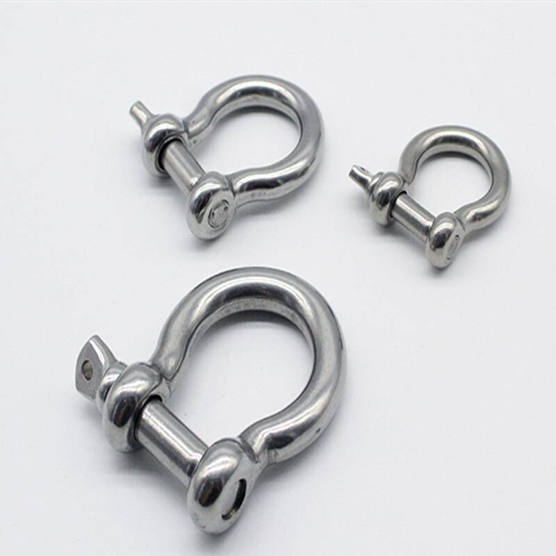 Authentic national standard 316/316L stainless steel bow -shaped horseshoe unloading buckle buckle buckle chain GB559