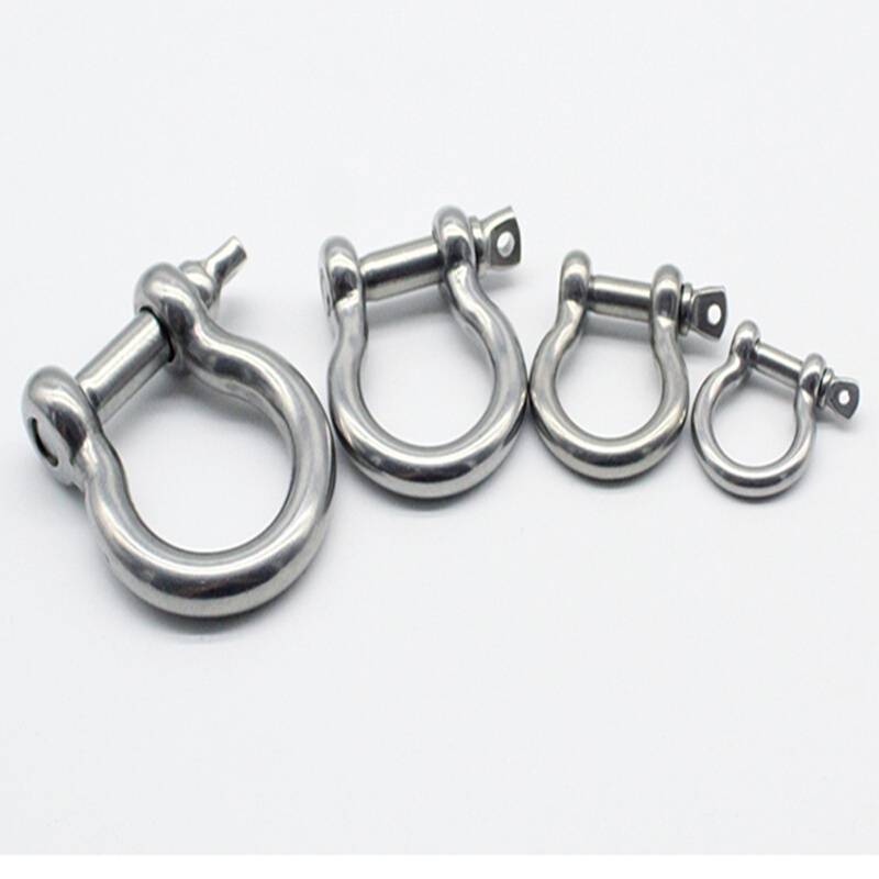 Authentic national standard 316/316L stainless steel bow -shaped horseshoe unloading buckle buckle buckle chain GB559