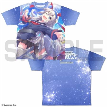 Japanese cospa horse racing girl B Name Shi Yuezi around the horseshoe -shaped necklace earrings around