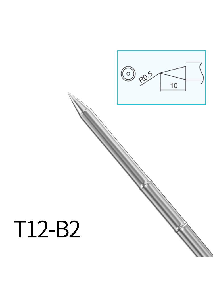 White -light soldering iron head T12 soldering iron tatto, bronze knife, pointed head, horseshoe head branding t12 soldering iron core durable
