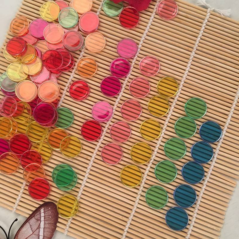Color-transparent metal ring 50 pieces
