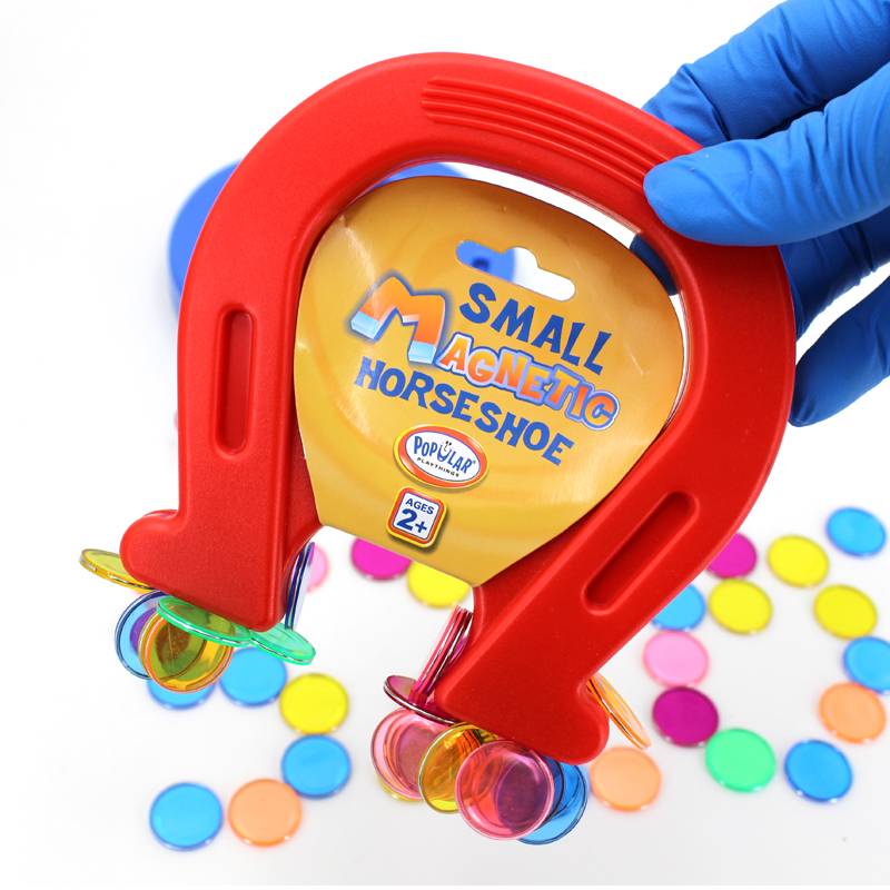 Red hoove magnet + 50 circles