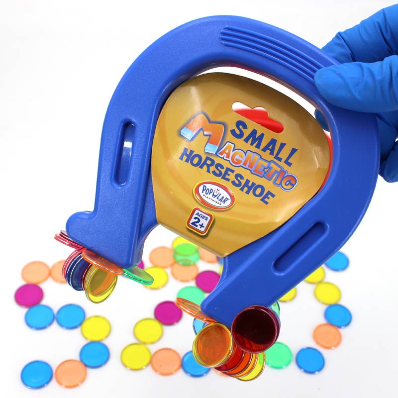 Blue hoove magnet + 50 circles