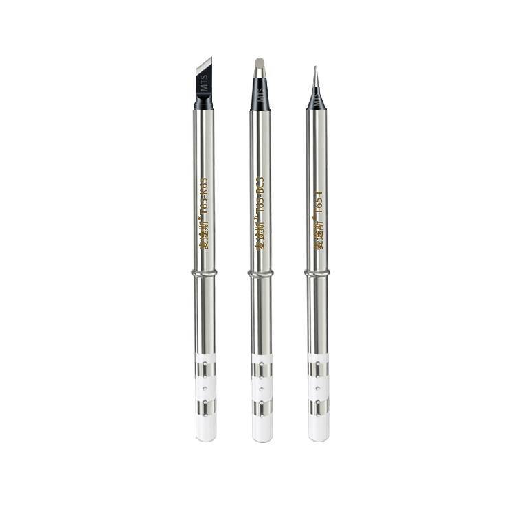 T65 soldering iron head soldering iron turtle high -quality welding Taiwan electric iron hair heating core 2 -in -pointed Ksui knife head horseshoe head pointed head