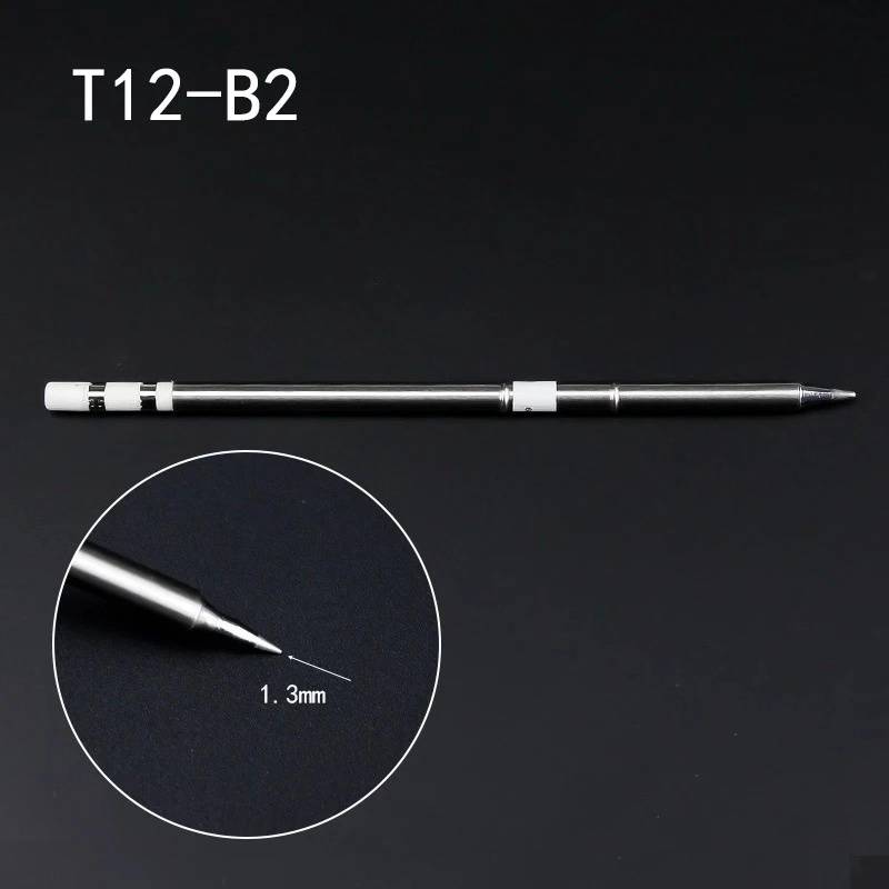 T12 soldering iron headless welding head pointed head horseshoe head, knife head K b
