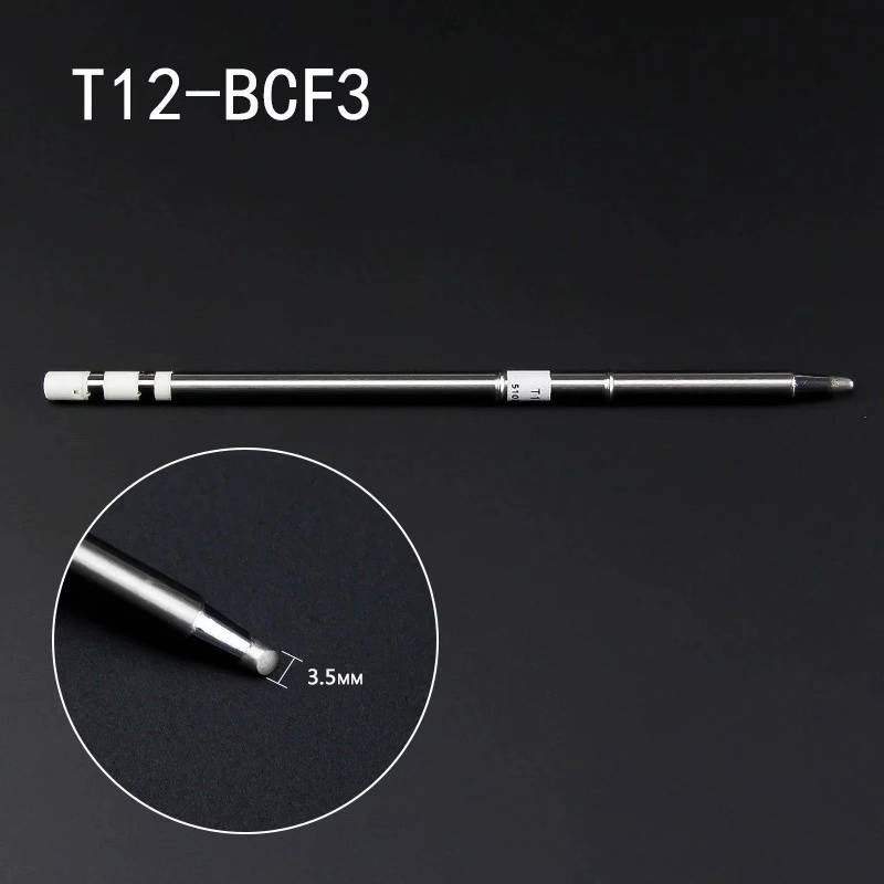 T12 soldering iron headless welding head pointed head horseshoe head, knife head K b