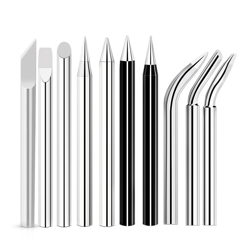 The outer thermal soldering iron headless environmental protection soldering iron turtle 30W40w60W 100W flat tip pointed pointed knife horseshoe Luo iron head