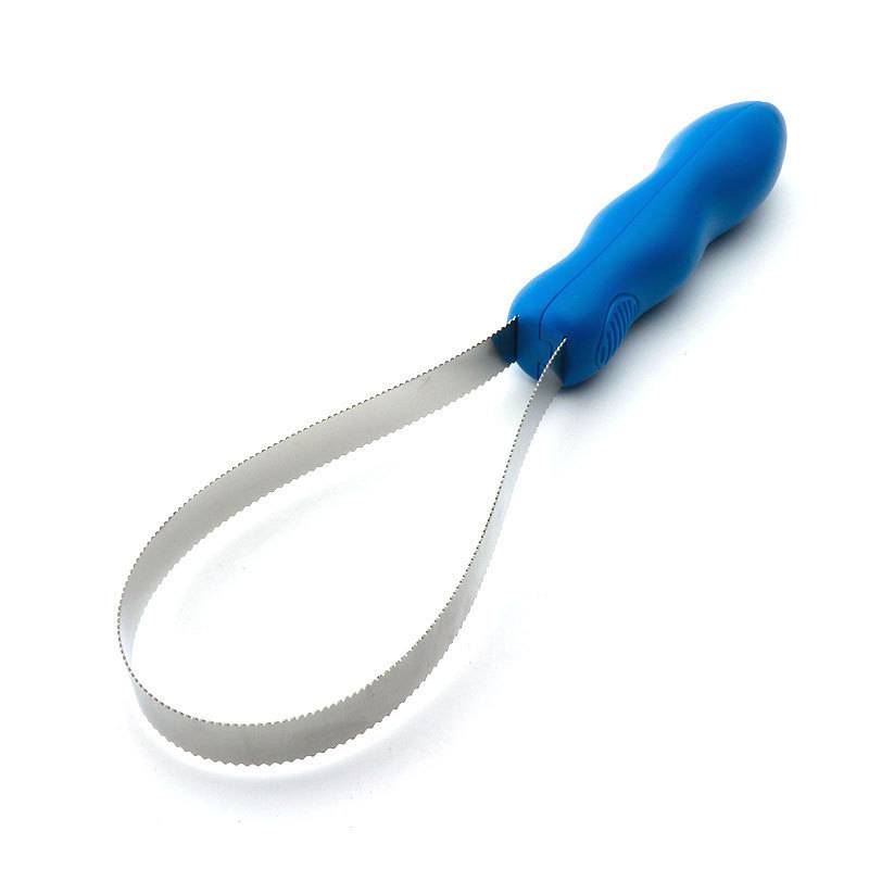 Stainless steel sawtooth horse sweat scraping iron sweat scraping hair brush hair wool horses horses products cleaning tool