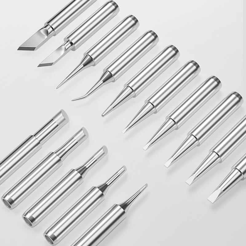 936 Big iron head pointed electric iron horseshoe flat head -flat head constant temperature electrophorette iron head 907 chromium head knife mouth welding universal
