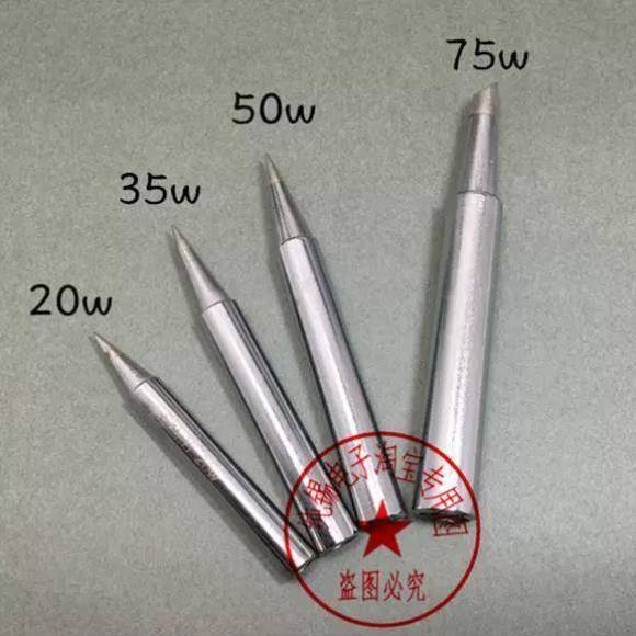 Beneficial long life -free inner heat 20W/35W/50W/75W soldering iron head/pointed head/horseshoe head/welding head