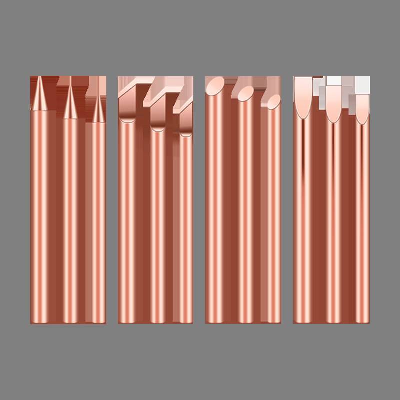 Pure copper outer hot tap 30W 40W 60W Sword Tsui Polarot Horse Horses Pure Copper Herbal Hot Iron Head Manufacturer Direct Sales