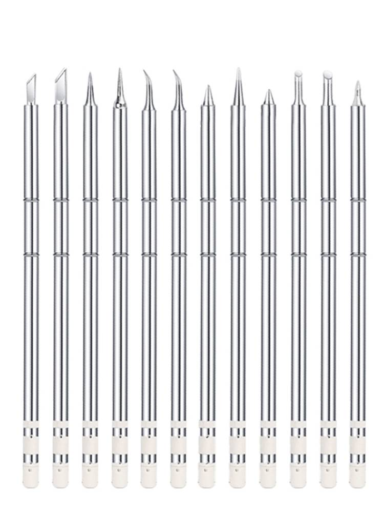 White light T12 leading iron head integrated heating core T12 welded table accessories K knife head round tip tip tip horseshoe D