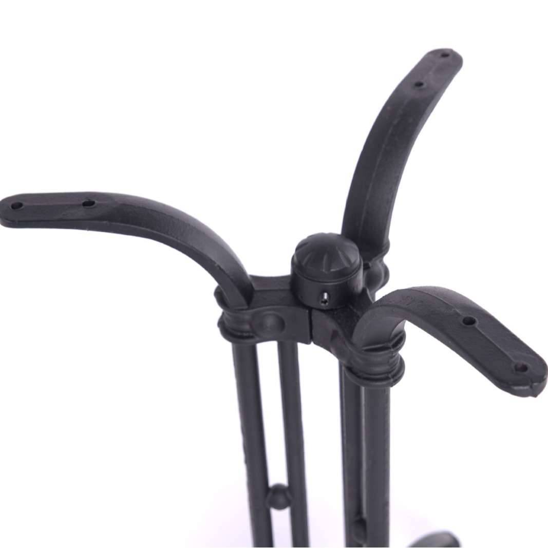 Direct coffee shop Western restaurant European -style ancient iron art horseshoe cast iron table foot three -foot table foot metal desktop