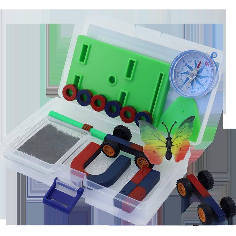 Scientific experiment magnet U -shaped horseshoe strip elementary school student magnet set magnetic suspension guidelines needle magnetic powder
