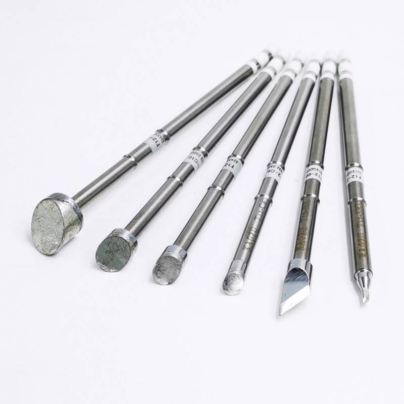 T12 soldering iron head constant temperature electric iron T12-BK/SKU small knife head C6C8C10 big horseshoe head repair flying line