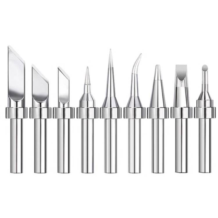200 soldering iron head 203h chromium iron head horseshoe head 90W120W welded table soldering iron tin inside the iron and tin without lead