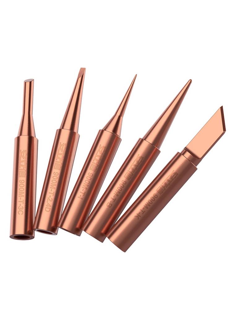 Anlixin 900 series pure copper soldering iron head hot Luo iron iron head tip -tip horseshoe head 936 welding table universal type