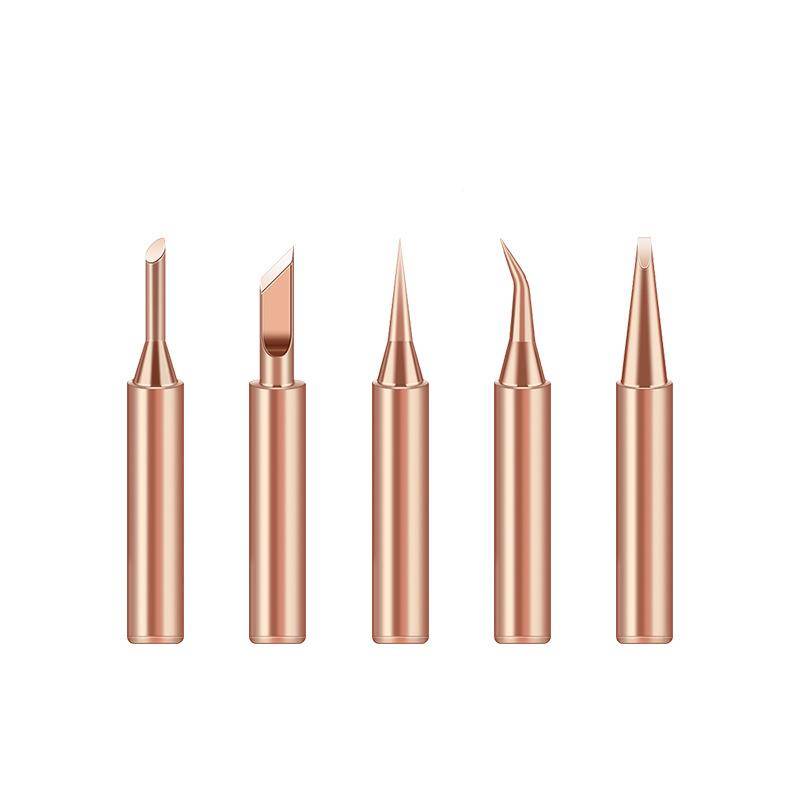 936 Internal thermal pure copper electric soldering iron headless and unsatisfactory welding turtle welding horn special horseshoe -shaped knife tip
